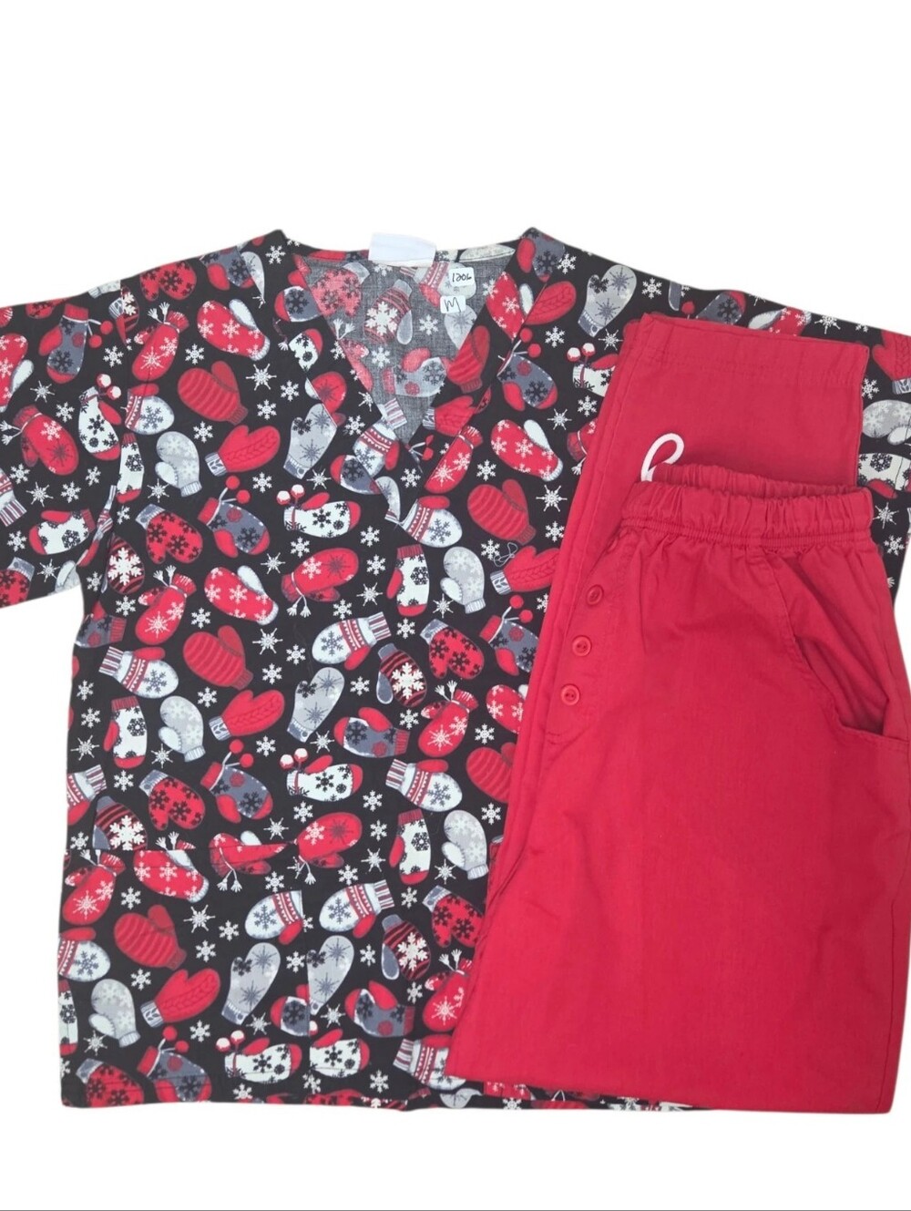 Mittens Scrub Set